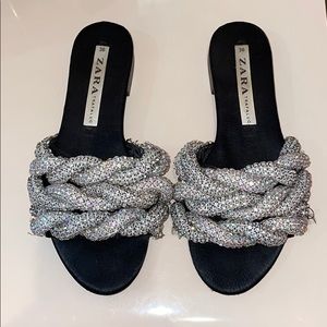 Zara crystal shoes